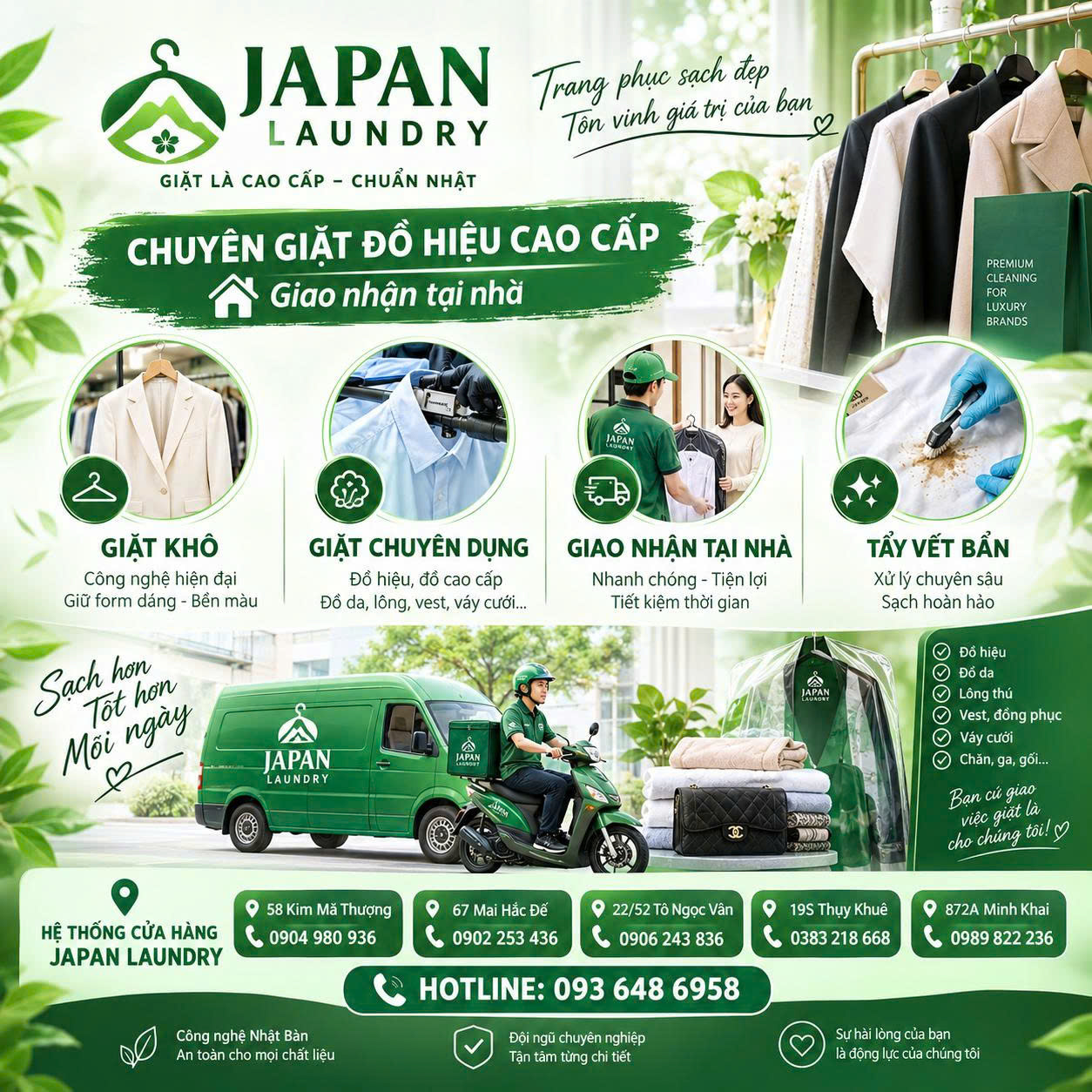 ✨ JAPAN LAUNDRY – GIAO NHẬN TẬN NHÀ, CHĂM SÓC TẬN TÂM ✨
